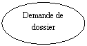 Ellipse: Demande de dossier